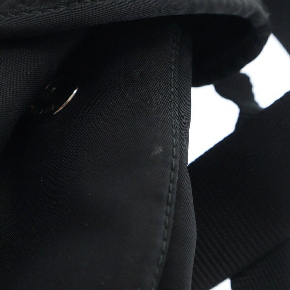 Prada Triangle Nylon Black Backpack - image 6